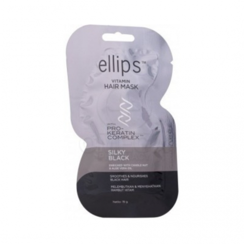 Ellips Vitamin Hair Mask Silky Black Μάσκα Μαλλιών για Αναζωογόνηση 18gr
